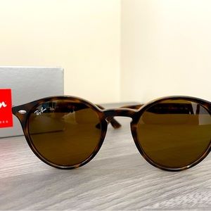 New Rayban 2180 Light Havana with dark brown lense